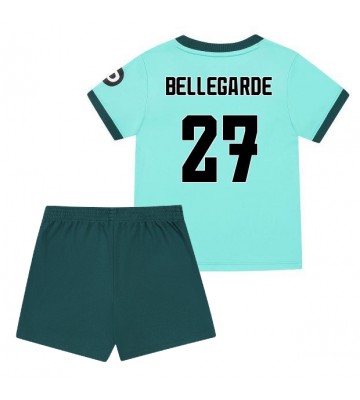 Wolves Jean-Ricner Bellegarde #27 Replik Auswärtstrikot Kinder 2025-26 Kurzarm (+ Kurze Hosen)